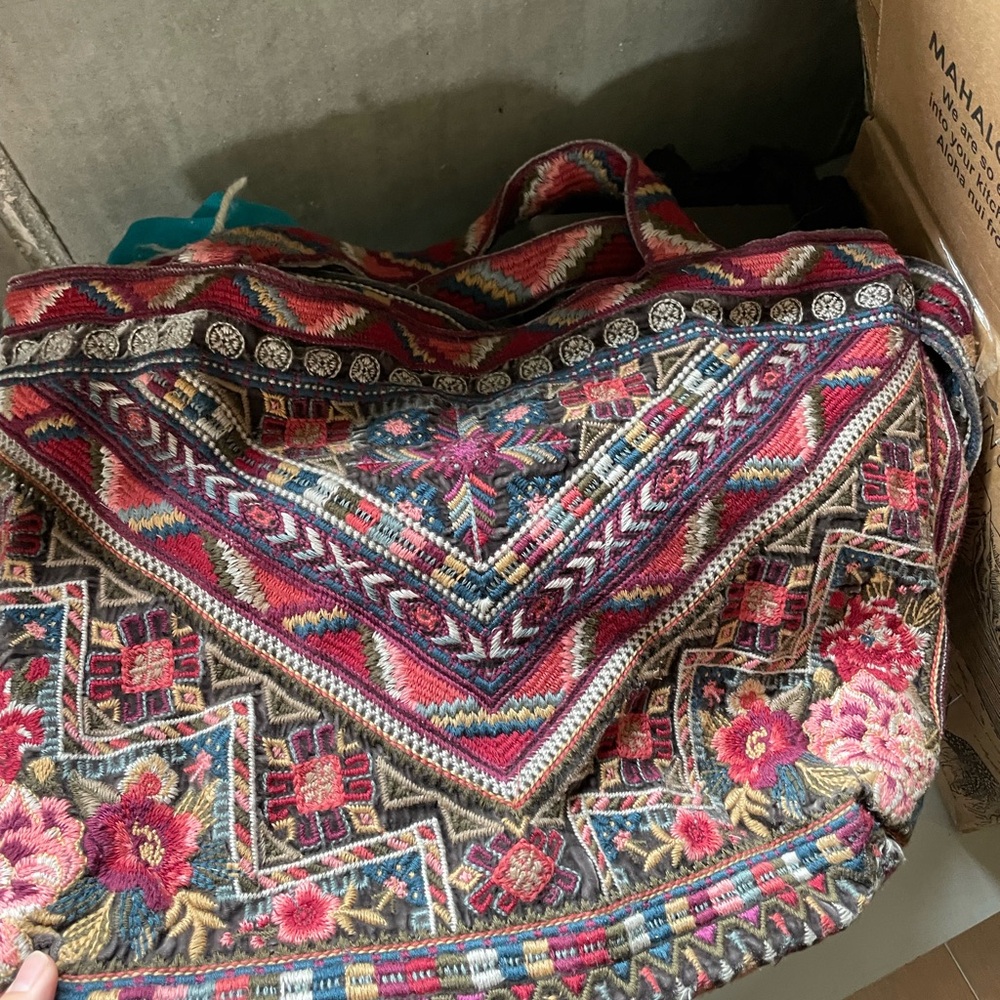 Johnny was embroidered bag!